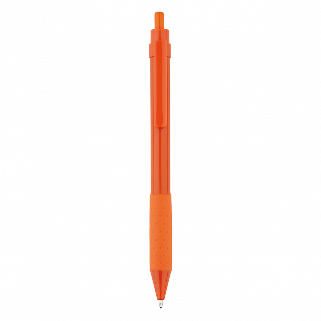 Ручка X2, оранжевый с логотипом в Ставрополе заказать по выгодной цене в кибермаркете AvroraStore