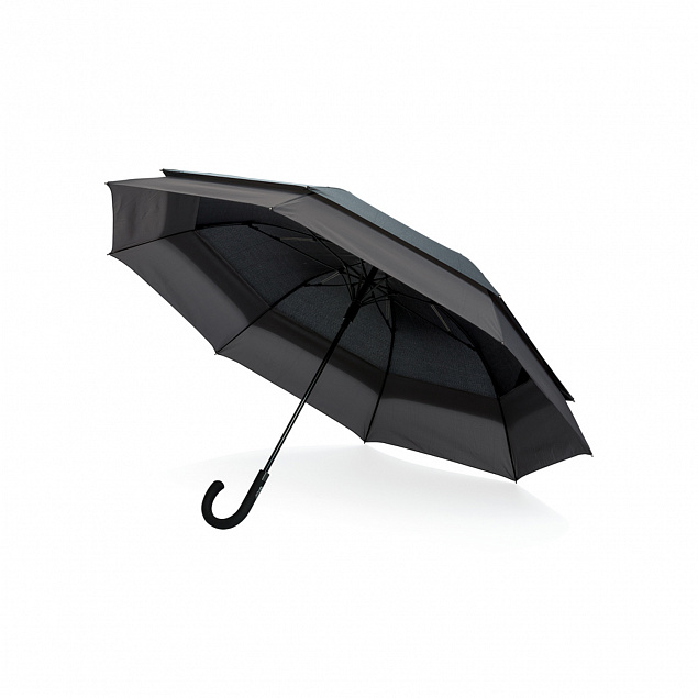 Расширяющийся зонт Swiss Peak из rPET AWARE™, d116-137 см с логотипом в Ставрополе заказать по выгодной цене в кибермаркете AvroraStore