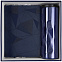 Набор Gems: ежедневник и термостакан, темно-синий с логотипом в Ставрополе заказать по выгодной цене в кибермаркете AvroraStore