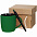 Набор Color Block, зеленый с черным с логотипом в Ставрополе заказать по выгодной цене в кибермаркете AvroraStore