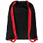 Рюкзак Nock, черный с красной стропой с логотипом в Ставрополе заказать по выгодной цене в кибермаркете AvroraStore