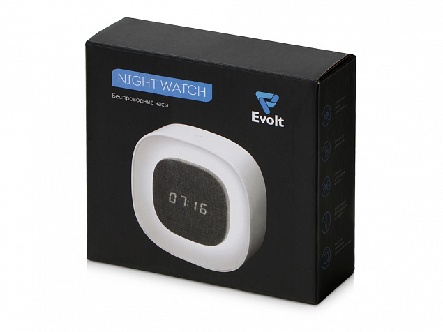 Беспроводные часы с датчиком освещенности и подсветкой «Night Watch» с логотипом в Ставрополе заказать по выгодной цене в кибермаркете AvroraStore