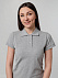 Рубашка поло женская Virma Premium Lady, серый меланж с логотипом в Ставрополе заказать по выгодной цене в кибермаркете AvroraStore
