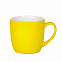Керамическая кружка Viana, желтая с логотипом в Ставрополе заказать по выгодной цене в кибермаркете AvroraStore