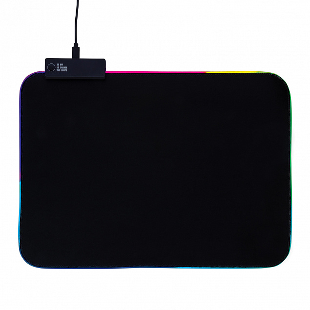 Игровой коврик для мыши с RGB-подсветкой с логотипом в Ставрополе заказать по выгодной цене в кибермаркете AvroraStore