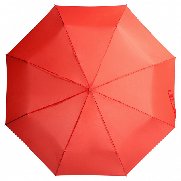 Зонт складной Basic, красный с логотипом в Ставрополе заказать по выгодной цене в кибермаркете AvroraStore