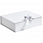 Коробка на лентах Tie Up, белая с логотипом в Ставрополе заказать по выгодной цене в кибермаркете AvroraStore