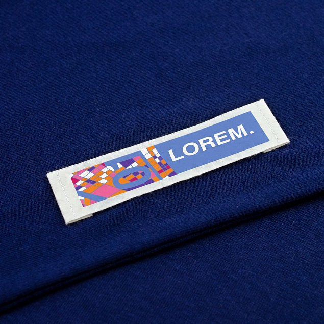 Лейбл хлопковый Doni, S, беленый с логотипом в Ставрополе заказать по выгодной цене в кибермаркете AvroraStore