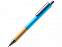 Ручка шариковая металлическая с бамбуковой вставкой PENTA с логотипом в Ставрополе заказать по выгодной цене в кибермаркете AvroraStore