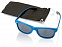 Очки солнцезащитные Crockett, синий/черный с логотипом в Ставрополе заказать по выгодной цене в кибермаркете AvroraStore