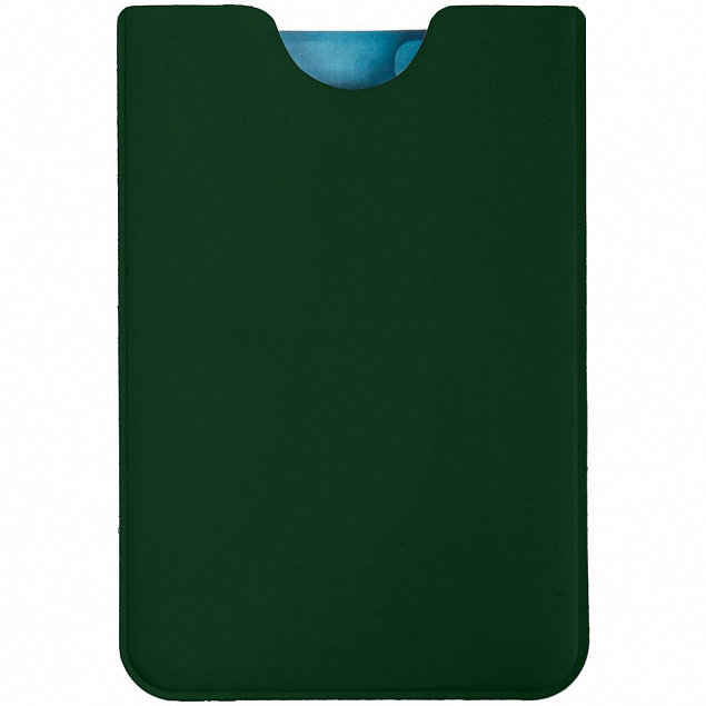 Чехол для карточки Dorset, зеленый с логотипом в Ставрополе заказать по выгодной цене в кибермаркете AvroraStore
