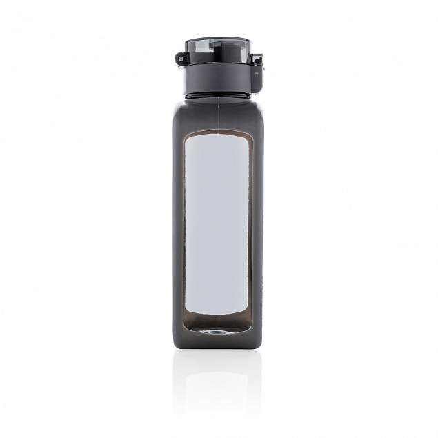 Квадратная вакуумная бутылка для воды, черный с логотипом в Ставрополе заказать по выгодной цене в кибермаркете AvroraStore
