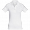 Рубашка поло женская Safran Timeless белая с логотипом в Ставрополе заказать по выгодной цене в кибермаркете AvroraStore