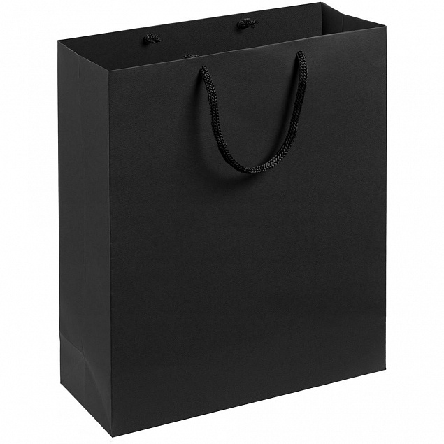 Пакет Wide, черный с логотипом в Ставрополе заказать по выгодной цене в кибермаркете AvroraStore