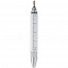 Ручка-брелок Construction Micro, белый с логотипом в Ставрополе заказать по выгодной цене в кибермаркете AvroraStore