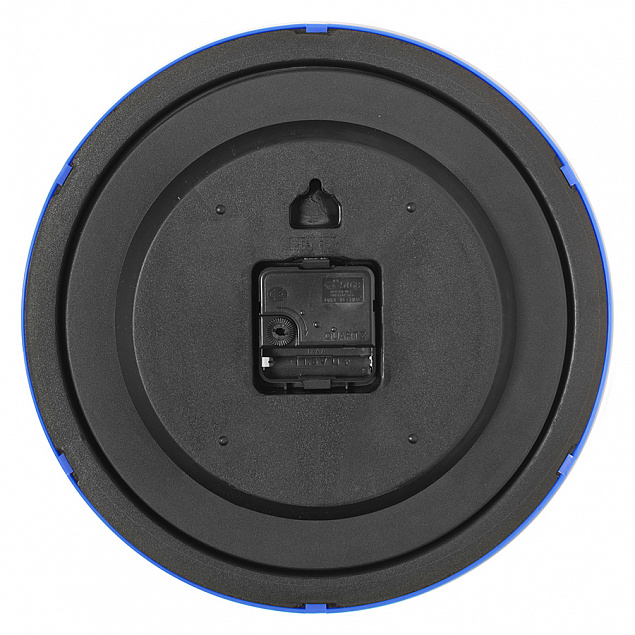 Часы настенные "ПРОМО" разборные ; яркий синий, D28,5 см; пластик с логотипом в Ставрополе заказать по выгодной цене в кибермаркете AvroraStore