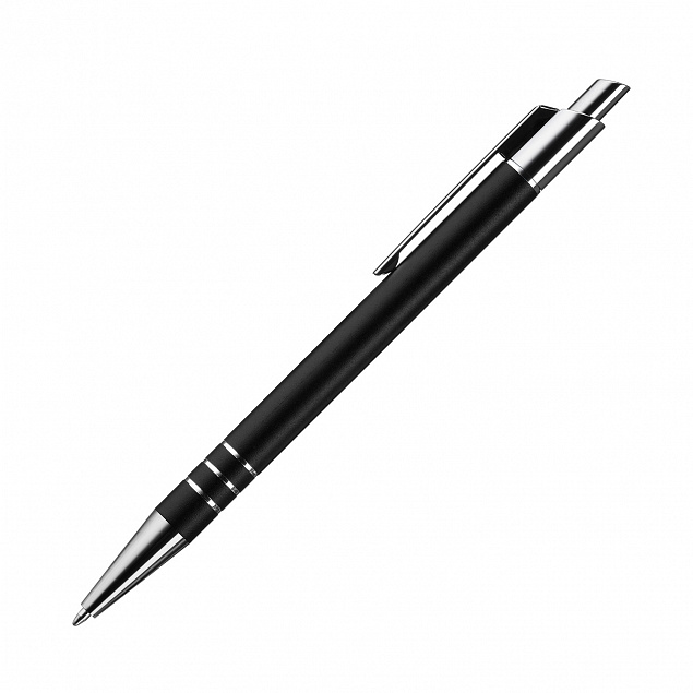 Шариковая ручка City, черная с логотипом в Ставрополе заказать по выгодной цене в кибермаркете AvroraStore