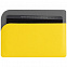 Чехол для карточек Dual, желтый с логотипом в Ставрополе заказать по выгодной цене в кибермаркете AvroraStore