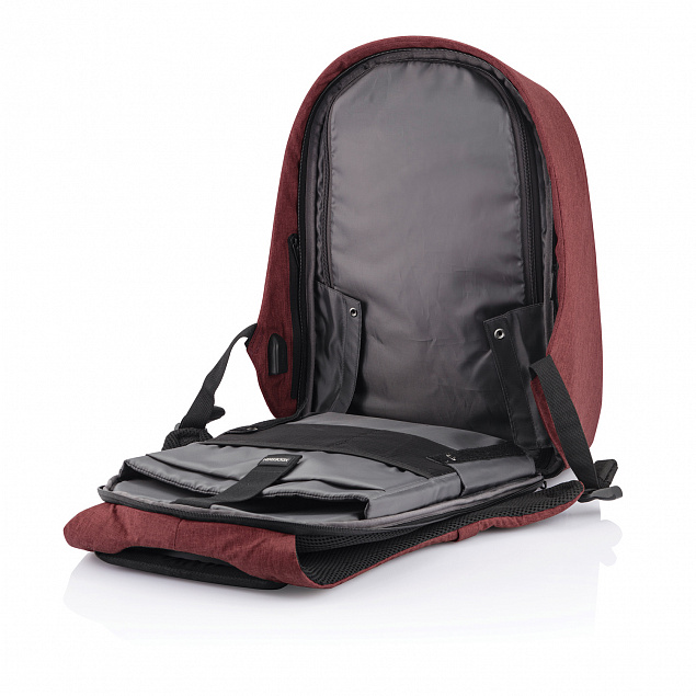 Антикражный рюкзак Bobby Hero Regular, красный с логотипом в Ставрополе заказать по выгодной цене в кибермаркете AvroraStore