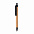 Эко-ручка Write, черный с логотипом в Ставрополе заказать по выгодной цене в кибермаркете AvroraStore