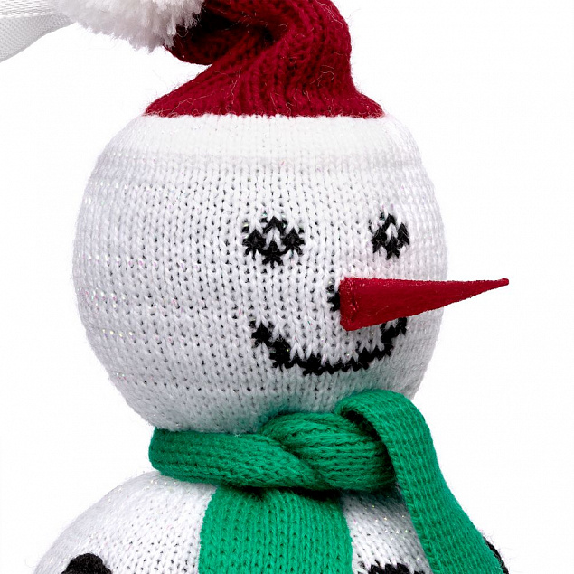 Елочная игрушка «Снеговик» с логотипом в Ставрополе заказать по выгодной цене в кибермаркете AvroraStore