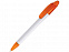 Ручка шариковая Celebrity Эвита, белый/оранжевый с логотипом в Ставрополе заказать по выгодной цене в кибермаркете AvroraStore