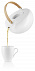 Чайник заварочный Legio Nova, белый с логотипом в Ставрополе заказать по выгодной цене в кибермаркете AvroraStore