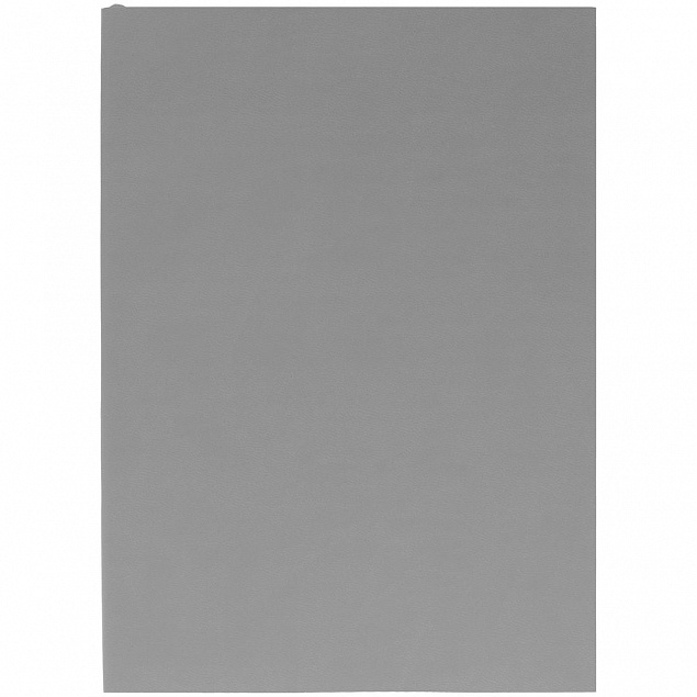 Ежедневник Flat, недатированный, серый с логотипом в Ставрополе заказать по выгодной цене в кибермаркете AvroraStore