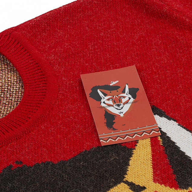 Джемпер Totem Fox, красный с логотипом в Ставрополе заказать по выгодной цене в кибермаркете AvroraStore