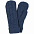 Варежки Heat Trick, синий меланж с логотипом в Ставрополе заказать по выгодной цене в кибермаркете AvroraStore