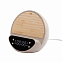 Настольные часы "Smiley" с беспроводным (10W) зарядным устройством и будильником, пшеница/бамбук/пластик с логотипом в Ставрополе заказать по выгодной цене в кибермаркете AvroraStore
