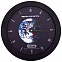 Часы настенные Vivid large, черные с логотипом в Ставрополе заказать по выгодной цене в кибермаркете AvroraStore