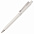 Ручка шариковая Raja Chrome, белая с логотипом в Ставрополе заказать по выгодной цене в кибермаркете AvroraStore