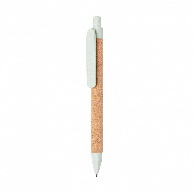 Эко-ручка Write, зеленый с логотипом в Ставрополе заказать по выгодной цене в кибермаркете AvroraStore