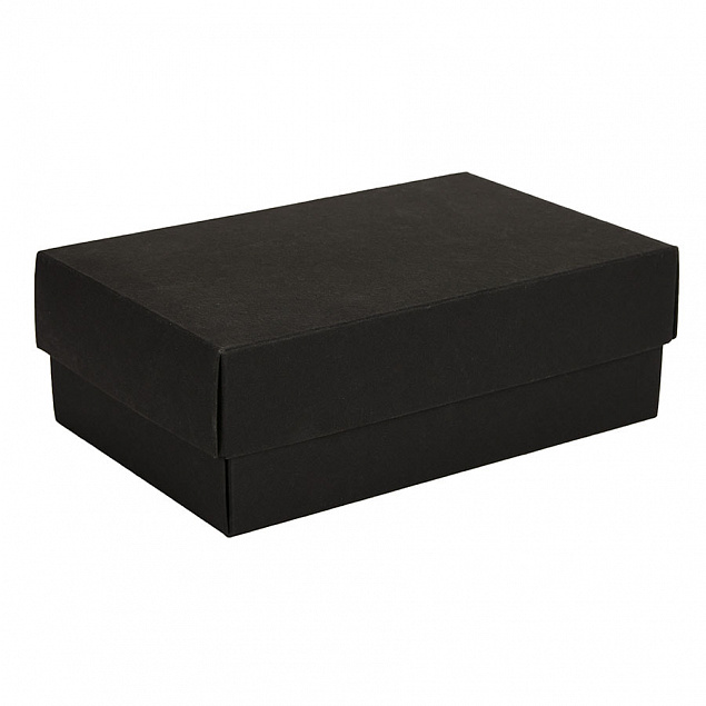 Коробка картонная, "COLOR" 11,5*6*17 см;черный с логотипом в Ставрополе заказать по выгодной цене в кибермаркете AvroraStore