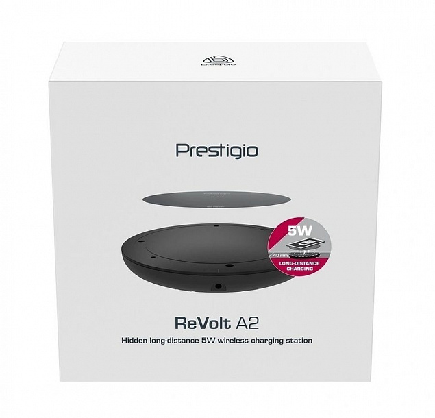 Беспроводное зарядное устройство Revolt A2 с логотипом в Ставрополе заказать по выгодной цене в кибермаркете AvroraStore