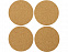 Набор костеров из пробки в хлопковом мешке «Bali» с логотипом в Ставрополе заказать по выгодной цене в кибермаркете AvroraStore