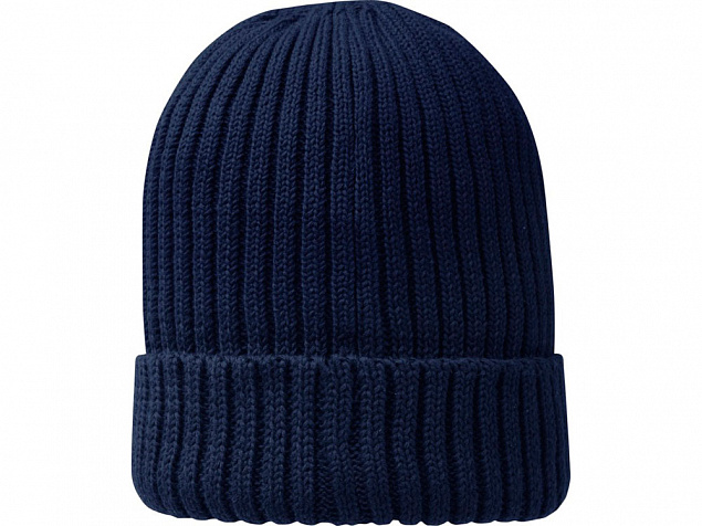 Ives, органическая шапка, темно-синий с логотипом в Ставрополе заказать по выгодной цене в кибермаркете AvroraStore