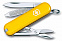 Нож-брелок Classic 58 с отверткой, желтый с логотипом в Ставрополе заказать по выгодной цене в кибермаркете AvroraStore