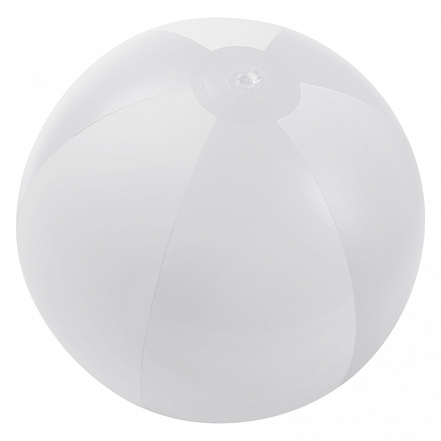 Надувной пляжный мяч Jumper, белый с логотипом в Ставрополе заказать по выгодной цене в кибермаркете AvroraStore