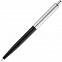 Ручка шариковая Senator Point Metal, черная с логотипом в Ставрополе заказать по выгодной цене в кибермаркете AvroraStore