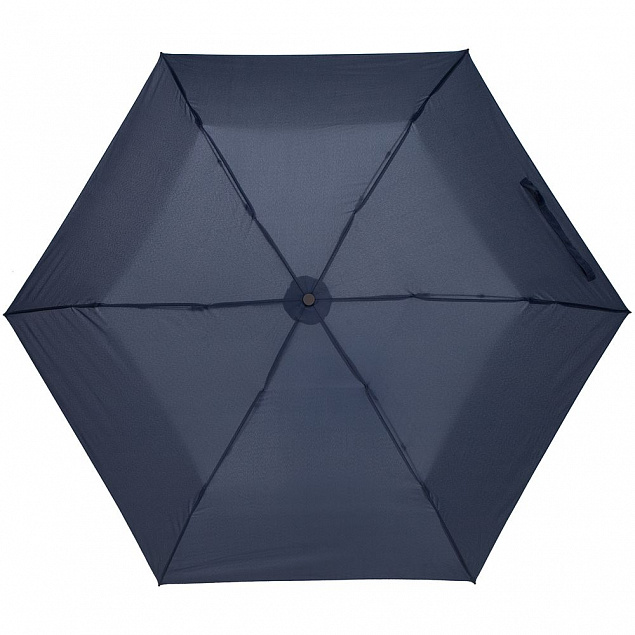 Зонт складной Luft Trek, темно-синий с логотипом в Ставрополе заказать по выгодной цене в кибермаркете AvroraStore