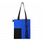Шоппер Superbag Color (синий с чёрным) с логотипом в Ставрополе заказать по выгодной цене в кибермаркете AvroraStore