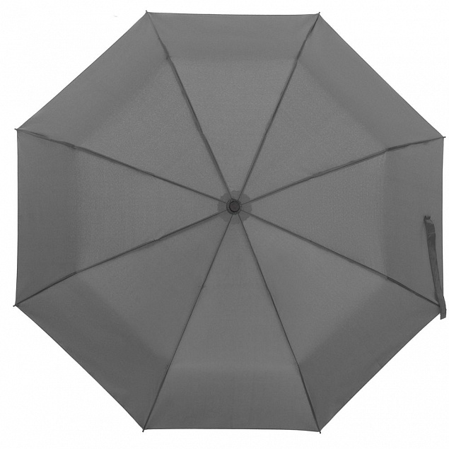 Зонт складной Monsoon, серый с логотипом в Ставрополе заказать по выгодной цене в кибермаркете AvroraStore