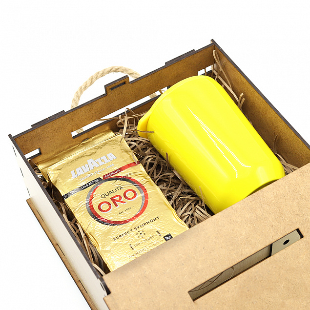 Подарочный набор Ми́тчелл, желтый с логотипом в Ставрополе заказать по выгодной цене в кибермаркете AvroraStore