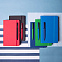Бизнес-блокнот  "Silky", формат А5,  обложка твердая,  блок в клетку с логотипом в Ставрополе заказать по выгодной цене в кибермаркете AvroraStore