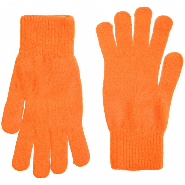 Перчатки Urban Flow, оранжевые с логотипом в Ставрополе заказать по выгодной цене в кибермаркете AvroraStore