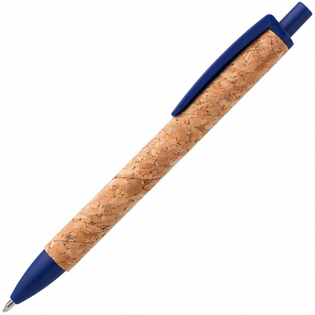 Ручка шариковая Grapho, синяя с логотипом в Ставрополе заказать по выгодной цене в кибермаркете AvroraStore