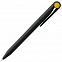 Ручка шариковая Prodir DS1 TMM Dot, черная с желтым с логотипом в Ставрополе заказать по выгодной цене в кибермаркете AvroraStore