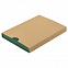 Ежедневник недатированный Softie, А5, темно-зеленый, блок в клетку, зеленый обрез с логотипом в Ставрополе заказать по выгодной цене в кибермаркете AvroraStore